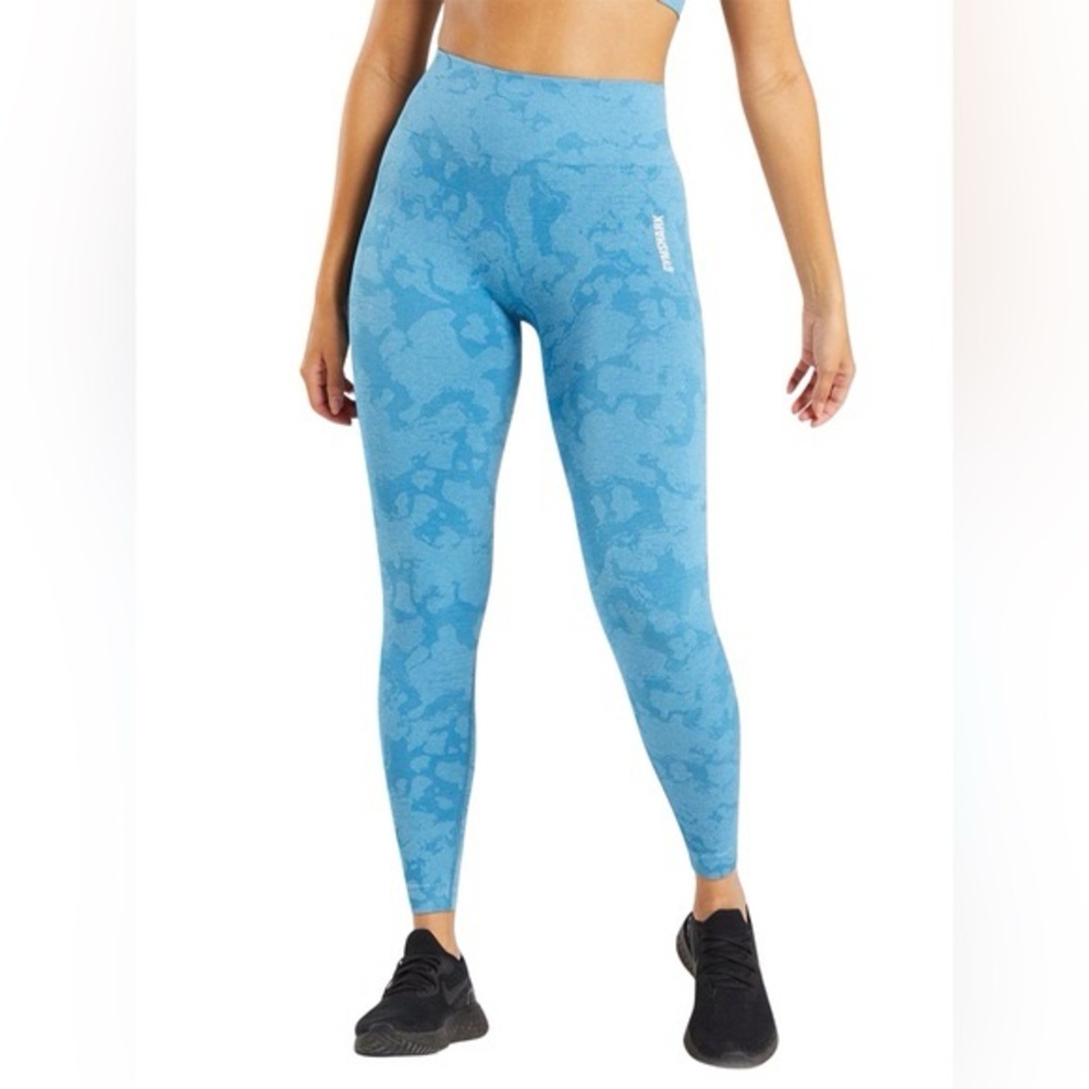 Gymshark adapt camo vital seamless leggings Luna blue